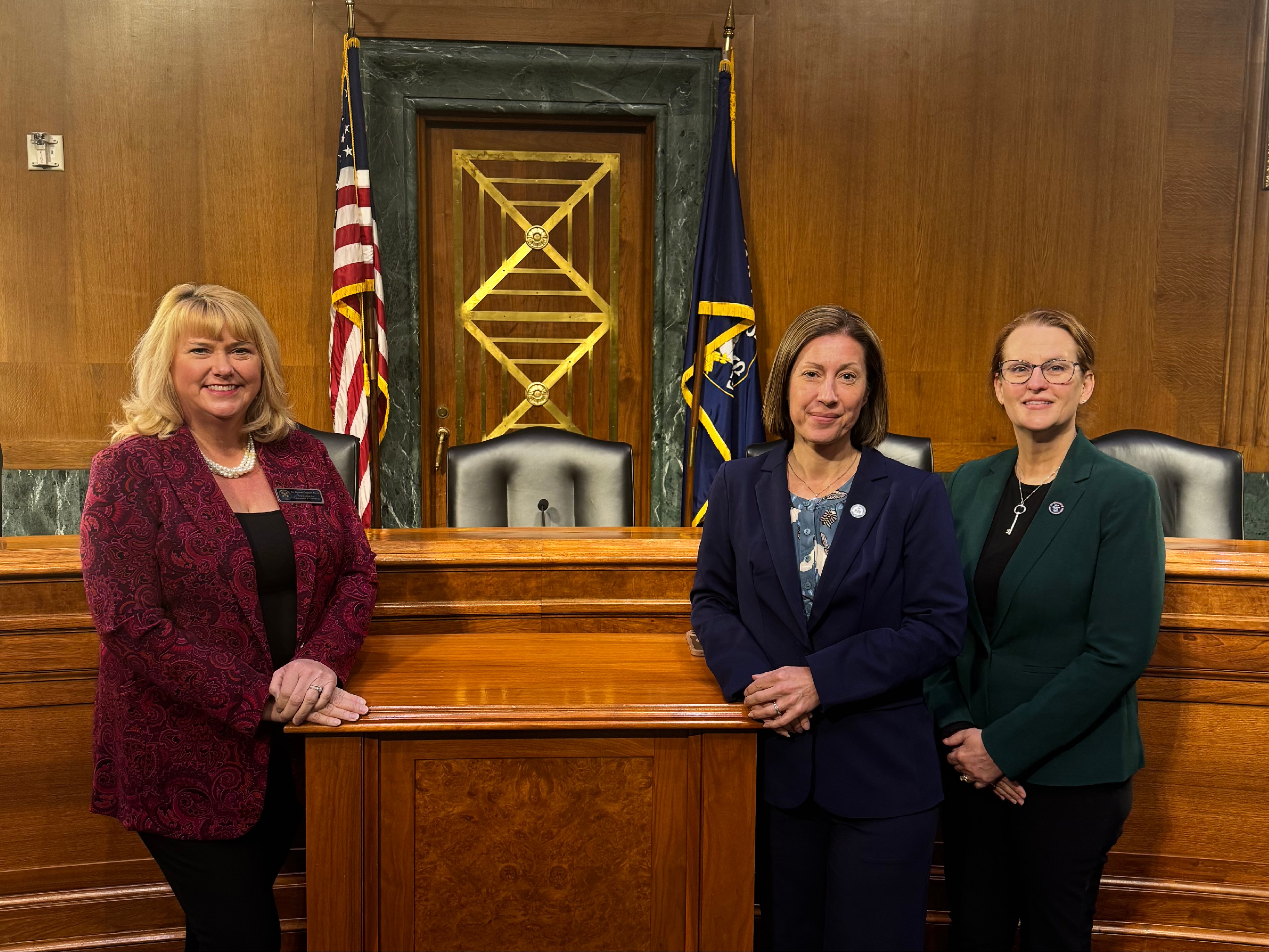 Virginia ACTE members in U.S. Senate room